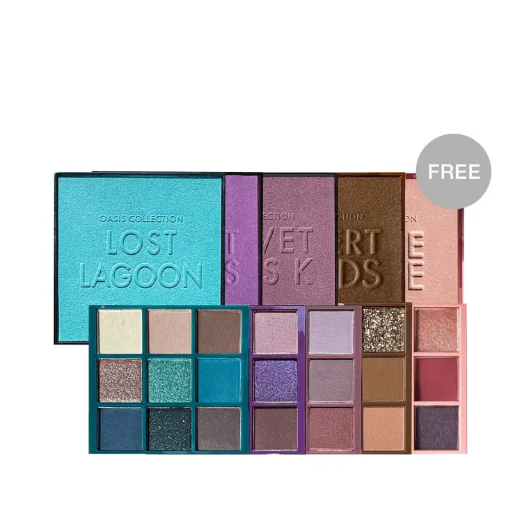 image of Oasis Collection Eyeshadow Palette & (FREE Oasis Collection Eyeshadow Palette)