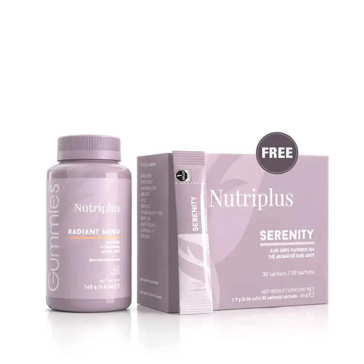 image of Nutriplus Gummies Radiant Mind & Nutriplus Serenity (FREE)