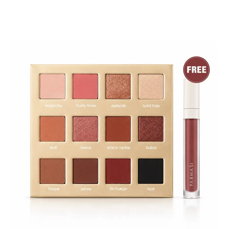 image of Glam Up Eyeshadow Palette & Matte Liquid Lipstick (FREE)